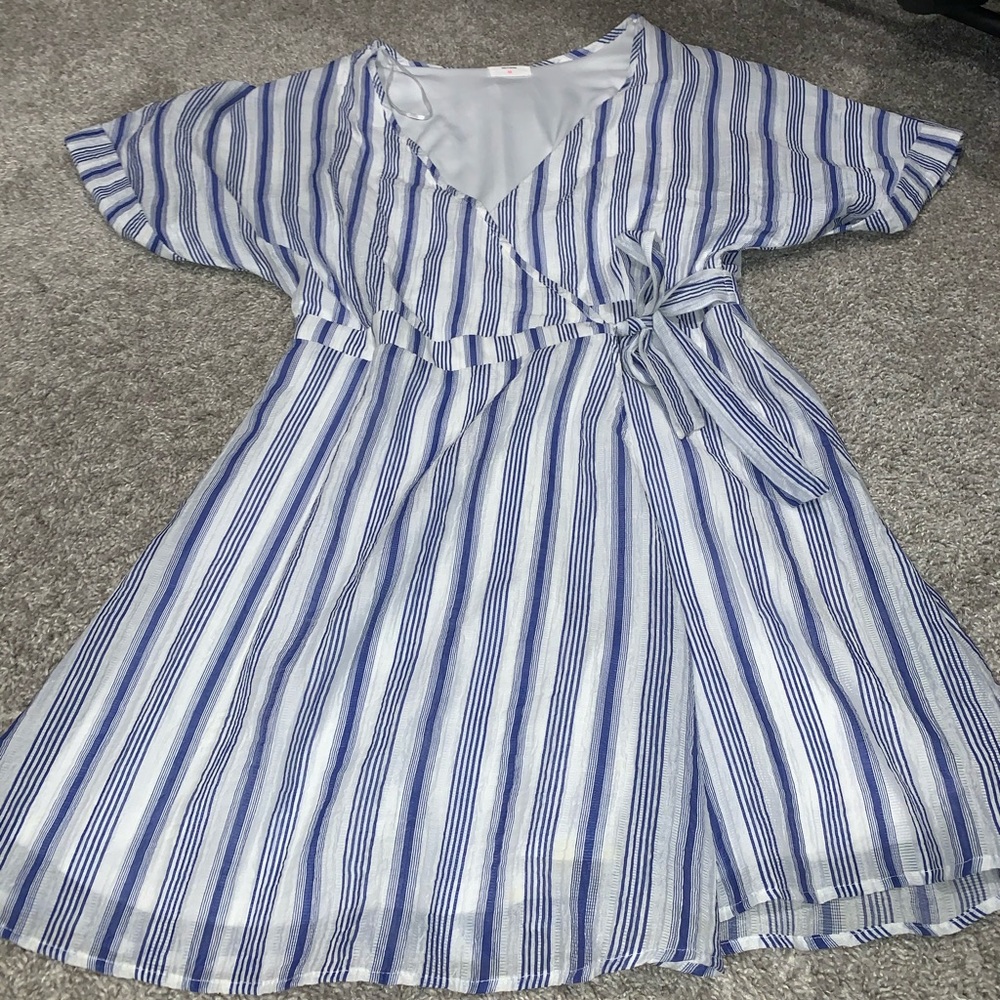 Sienna Sky Wrap Dress